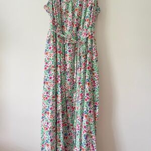 J. Crew Maxi Floral Dress ~ size 10
